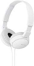 ZX Series Wired On-Ear Headphones, White MDR-ZX110