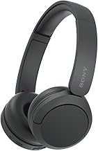 WH-CH520 Wireless Headphones Bluetooth On-Ear Headset with Microphone and up to 50 Hours Battery Life with Quick Charging, Black