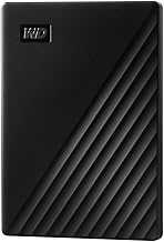 2TB My Passport, Portable External Hard Drive, Black, backup software with defense against ransomware, and password protection, USB 3.1/USB 3.0 compatible - WDBYVG0020BBK-WESN