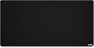 3XL Extended Gaming Mouse Mat/Pad - Large, Wide (3XL Extended) Black Cloth Mousepad, Stitched Edges | 24"x48" (G-3XL)