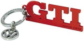 BRISA VW Collection - Volkswagen Metal Keychain Keyring Keychain Accessory Keyholder in GTI Design