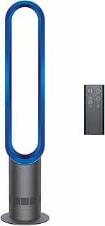 Cool AM07 Air Multiplier Bladeless Tower Fan, Iron/Blue