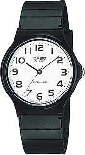 MQ24 Series | Quartz Analog Watch for Men | Water Resistant | Resin Case | Resin Band | Resin Glass | Three Hand Analog (HR, Min, SEC) | Classic Design | 3 Year Battery