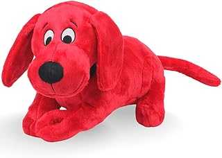 Clifford® Snuggle Buddy Medium Size Plush Dog Toy | Cozy Dog Stuffed Animals Play Toy for Medium to Large Dogs | Comfort, Squeakers, Crinkle, Interactive Bonding