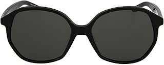Sunglasses Round/Oval Black Luxury Eyewear Acetate Frame Italian Designer Fashion for Everyday Luxury