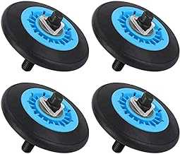 Ultra Durable DC97-16782A Dryer Drum Roller Compatible with Samsung Dryer Roller Replacement Kit by AMI - Replaces DC97-07523A PS4221885 AP5325135-4 Pack
