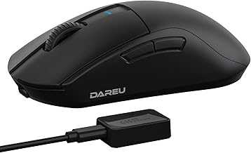 A950pro 4K Wireless Gaming Mouse:55g Ultra-Lightweight,4KHz Polling Rate,PAW3395 Optical Sensor,26K DPI,6 Programmable Buttons,Support 15min Fast Charging &Tri-Mode Connection (Black)