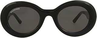 Sunglasses Luxury Eyewear with Round/Oval Acetate Frame Italian Designer Fashion for Everyday Luxury