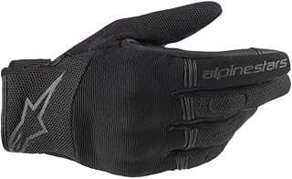 Men's Copper Motorcyle Riding Glove, Black, L