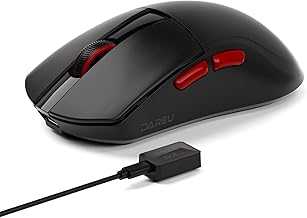 A950 Wing 8K Lightweight Wireless Gaming Mouse 1.23oz (35g), Custom PAW3950 30K Optical Sensor, Wired/Wireless Dual 8k Polling Rate, Symmetrical, 5 Programmable Buttons,70H Battery