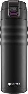 17oz. Ceramic Coated Interior, Double Wall Vacuum Insulated, Stainless Steel Travel Mug-Matt Black