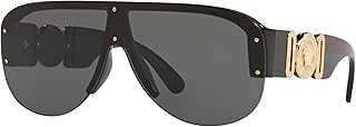Man Sunglasses Black Frame, Dark Grey Lenses, 0MM