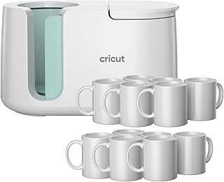 Mug Press + 12 Blank Mugs (12oz Each)