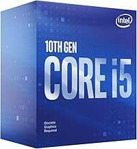 Core i5-10400F Desktop Processor 6 Cores up to 4.3 GHz Without Processor Graphics LGA1200 (Intel 400 Series chipset) 65W, Model Number: BX8070110400F