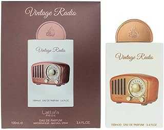 Pride Vintage Radio for Unisex Eau de Parfum Spray, 3.4 Ounce / 100 ml