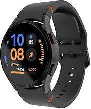 Galaxy Watch FE (40mm) AI Smartwatch w/ 1.2" Amoled Screen, Wear OS 5, Wi-Fi, Bluetooth, Heart Rate, International Model R861N (Black)