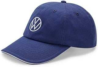 000084300AT530 Basecap Kappe Cap Baseballcap Blau, mit neuem VW Logo