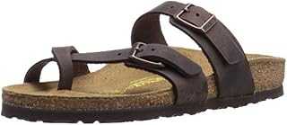 Women's Mayari Oiled Leather Slides Sandals