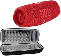 Charge 5 - Portable Bluetooth Speaker with Exclusives Hardshell Travel Case with IP67 Waterproof and USB Charge Out (Red)