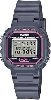 LA20WH Series | Women's Digital Watch | Water Resistant | LED Light | Auto Calendar | Date Display | 1/100 SEC Stopwatch | Regular Time Keeping (HR, Min, SEC, PM, Date, Day) | 5 Yr Batt