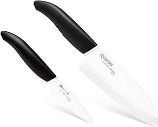 Revolution 2-Piece Ceramic Set: Chef Knife for Your Cooking Needs, 5.5 INCH, 3 INCH, White