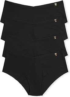 Women's No Show Cheeky Underwear, Minimal Coverage Panties for Women, Multi Pack (XS-XXL)