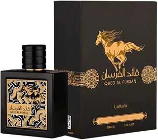 Qaed Al Fursan - Oriental, Fruity, Fresh, Amber Wood - Eau de Parfum Long-Lasting Fragrance for Unisex, 3.40 Ounce / 100 ml