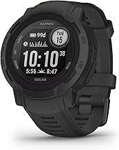 Instinct 2 Solar, GPS Outdoor Watch, Solar Charging Capabilities, Multi-GNSS Support, Tracbak Routing, Graphite