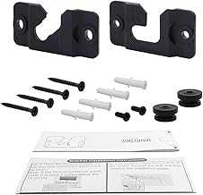 1 Pair of Black Wall Mount Bracket AH96-03064A for Samsung Soundbar HWH750 HW-H750 HW-H450 HW-J355 HWH751 HW-H751 HWJM25 HW-JM25 HWJM45C HW-JM45C HW-JM45C/ZA Soundbar Wall Hooks