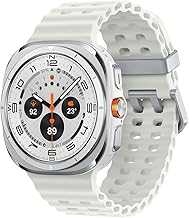 SAMSUNG Galaxy Watch Ultra 47mm LTE AI Smartwatch w/Energy Score, Wellness Tips, Heart Rate Tracking, Sleep Monitor, Fitness Tracker, GPS, 2024,Titanium White (Renewed)