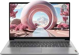 2024 IdeaPad 1 Gen 7 Laptop, 15.6" FHD Touchscreen, Intel Core i3-1215U, 16GB RAM, 1TB SSD, SD Card Reader, HDMI, Webcam, Wi-Fi 6, Windows 11 Home, Grey