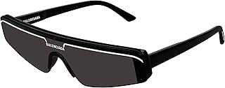 Shield Sunglasses BB0003S 001 Black 99mm 0003