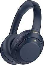 WH-1000XM4 Wireless Premium Noise Canceling Overhead Headphones with Mic for Phone-Call and Alexa Voice Control, Midnight Blue WH1000XM4