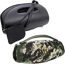 Boombox 3 Waterproof Portable Bluetooth Speaker Bundle with gSport Case and Accessory Pouch (Green Camo)