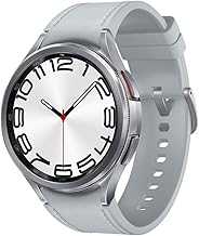 Galaxy Watch 6 Classic 47mm Stainless-Steel Smartwatch w/ Fitness Tracker, Heart Monitor, BIA Sensor, Bluetooth – Silver