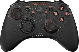 DAREU H101X Wireless Gaming Controller for PC Windows,IOS,Steam,Mac OS,Android and TV,Gamepad with Dual-Vibration One Click Wake up Function