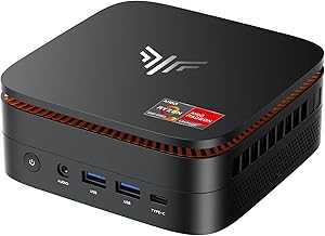 Hyper H1 Mini Gaming PC, AMD Ryzen 7 6800H, 32GB DDR5 4800MHz 1TB M.2 NVMe PCIe3.0x4 SSD Mini PC(8C/16T,up to 4.7GHz), 16MB L3 Smart Cache, Triple 4K Display/WiFi6/BT5.2/Mini Desktop Computers