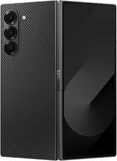 Samsung Galaxy Z Fold 6 Crafted Black, 256GB, Factory Unlocked (Renewed)