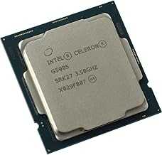 Celeron® G5905 Desktop Processor 2 Cores 3.5 GHz LGA1200 (Intel® 400 Series chipset) 58W