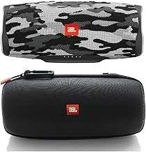 Charge 4 Black/White Camouflage Bluetooth Speaker Authentic Carrying Case