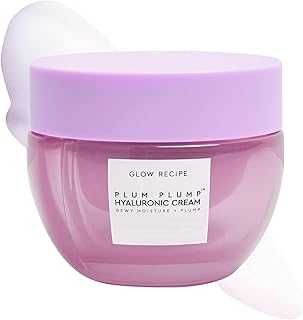 Plum Plump Hyaluronic Acid Face Cream - Hydrating, Firming & Plumping Facial Moisturizer for Women & Men - Korean Skin Care with Polyglutamic Peptides to Reduce Dry Skin Wrinkles (50ml)