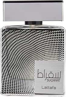 Perfumes Suqraat for Men Eau de Parfum Spray, 3.4 Ounce