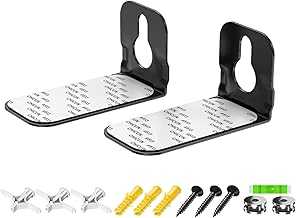 notiela Soundbar Mount Shelf for Samsung, Sony, LG, Vizio, Bose, Onn and More Soundbar Wall Mount Bracket - Sound Bar Mounts Under TV Mounting Bracket