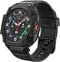 Rugged Armor Pro Designed for Samsung Galaxy Watch Ultra 47mm Case with Band Protective TPU Cover with Strap (2025/2024) - Matte Black