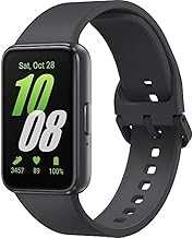 Galaxy FIT 3 [2024] 1.6" AMOLED Display | 14 Days Battery Life | 100+ Watchfaces | 100+ Exercise Modes | International Model - (Black)