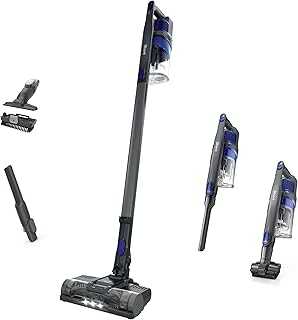 Pet Cordless Vacuum Cleaner | LED Headlights | Removable Handheld Vacuum for Pet Hair | Crevice Tool & Pet Multi-Tool Included | 40min Runtime | For Carpet & Hard Floors | Grey | IX141