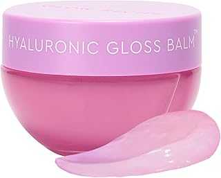 Hyaluronic Acid Plumping Lip Balm for Women & Men - Clear, Hydrating High-Shine Gloss + Overnight Dry Lips Treatment for a Smooth, Fuller Look - Makeup Prep, Korean Skin Care, 15ml