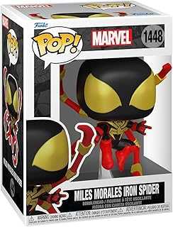 POP Marvel: Spider-Man Comics - Miles Morales Iron Spider - 1/6 Odds for Rare Chase Variant - Marvel Comics - Collectable Vinyl Figure - Gift Idea - Official Merchandise - for Kids & Adults