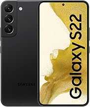 Galaxy S22 5G (128GB, 8GB) 6.2" AMOLED 2X, 50MP 4K Camera, (International Model Fully Unlocked for AT&T, Verizon, T-Mobile, Global 5G) S901W (w/ 25W Charge Cube, Phantom Black)