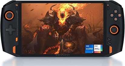 QUJUSO OnexPlayer 1S 8.4" Handheld Game Console Portable PC Mini Laptop UMPC Win 10 11th Core Tiger Lake I7-1195G7 16GB LPDDR4 RAM/1TB NVMe M.2 SSD